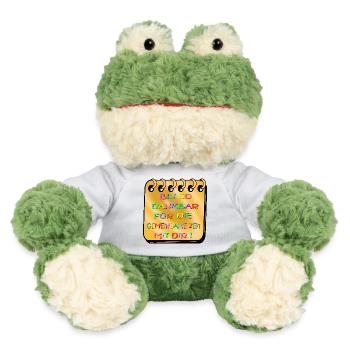 BEZIEHUNG ZEIT - DANKBARKEIT DANKE - MiniFeet® Frosch Torge - Weiß - Vorne