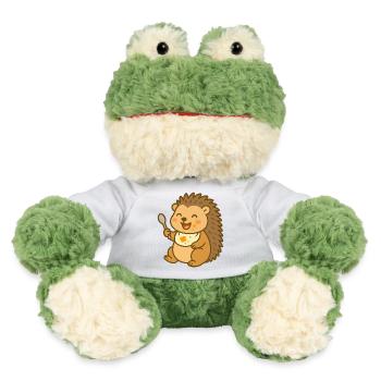 Bébé hérisson nourrissant la bouillie - Grenouille Torge MiniFeet® - blanc - Devant