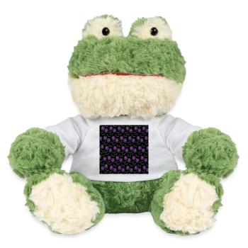 Rosenblüten Muster mit Fledermäusen - MiniFeet® Frosch Torge - Weiß - Vorne