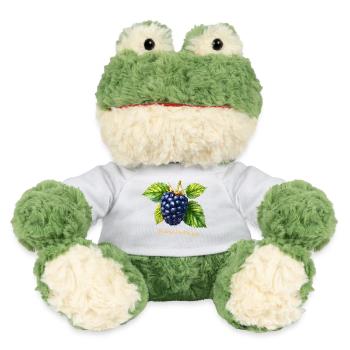 Brombeere – Botanisches Aquarell im Vintage-Stil - MiniFeet® Frosch Torge - Weiß - Vorne