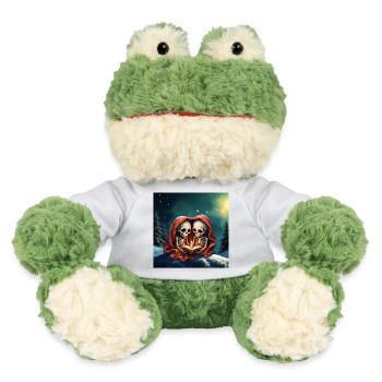 Magische Wintermomente: Zwei Skelette - MiniFeet® Frosch Torge - Weiß - Vorne