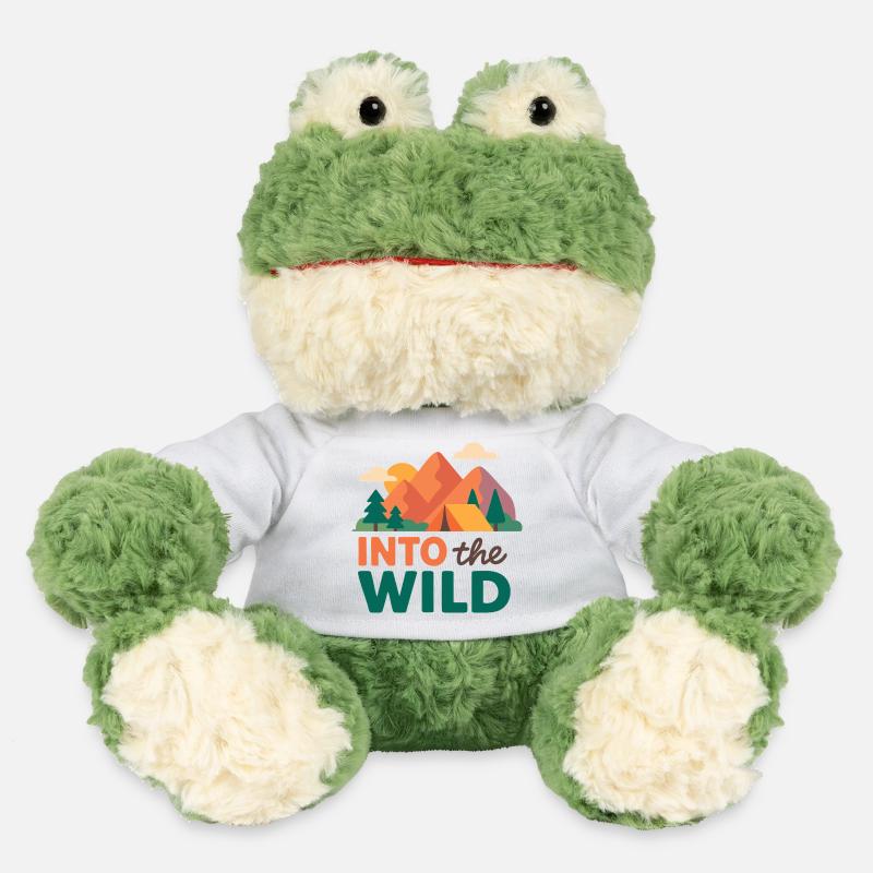 Mountains and forest wilderness - MiniFeet® Frog Torge - white