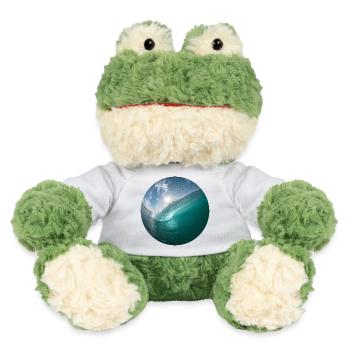 Breakwater Beach Pattern - MiniFeet® Frog Torge - white - Front