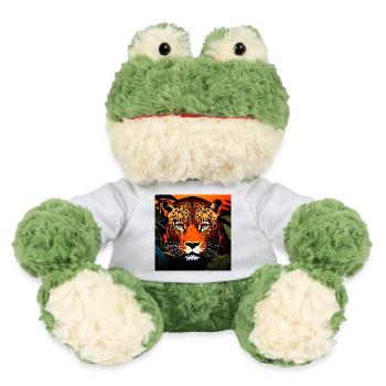 Wild Leopard Graphic - MiniFeet® Frog Torge - white - Front