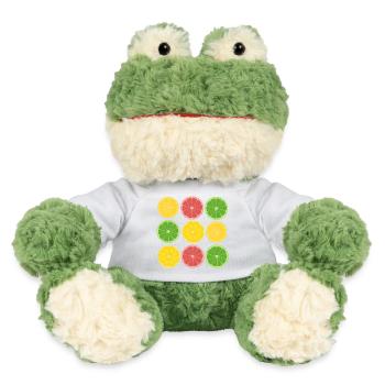 Frucht-Zitrus-Color-Blocking-Design - MiniFeet® Frosch Torge - Weiß - Vorne
