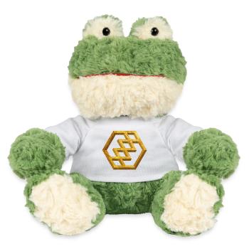 Goldenes Geometrisches Muster - MiniFeet® Frosch Torge - Weiß - Vorne