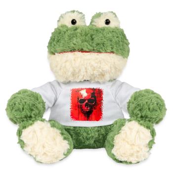 Dark Skull Art Print - MiniFeet® Frog Torge - white - Front