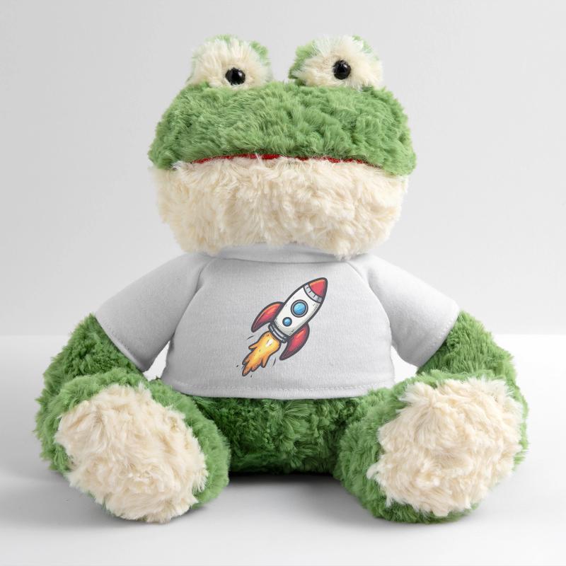 Cartoon Rocket Lightning Force MiniFeet® Frog Torge
