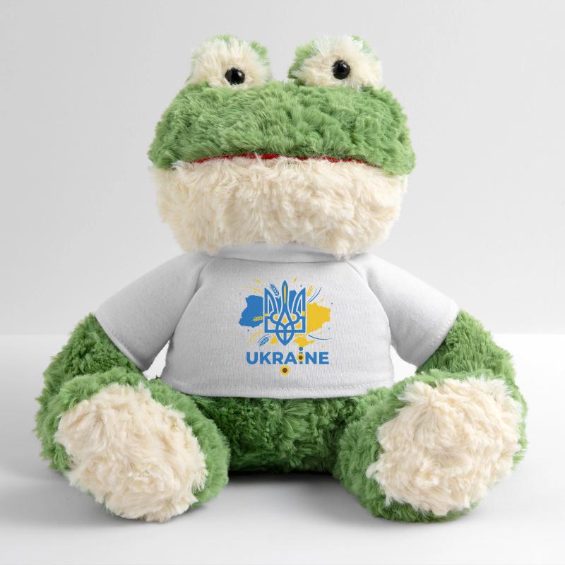 Blue Trident Ukraine Emblem MiniFeet® Frog Torge
