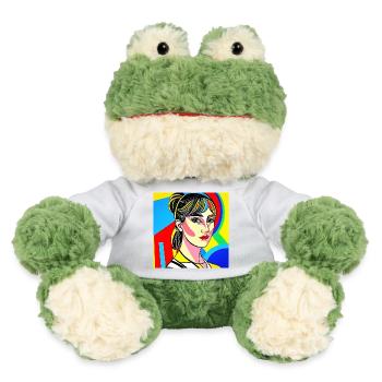 Colorful Pop Portrait - MiniFeet® Frog Torge - white - Front