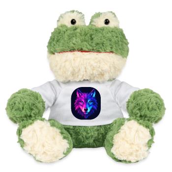 Lupus Wolf Neon Geomuster - MiniFeet® Frosch Torge - Weiß - Vorne