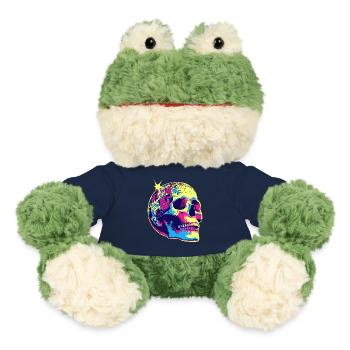 Neon Disco Totenschädel - MiniFeet® Frosch Torge - French Navy - Vorne