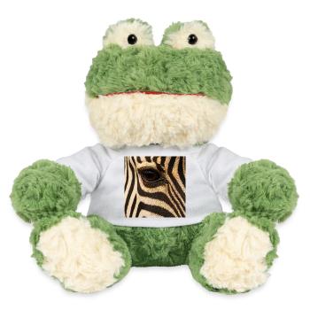 Animal - Zebra, close up of eye - MiniFeet® Frog Torge - white - Front