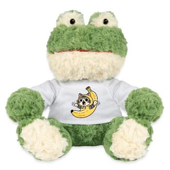 Chat Banane Kawaii - Grenouille Torge MiniFeet® - blanc - Devant