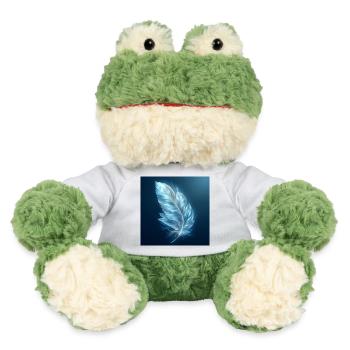 Ethereal Feather Luminous – Symbol of Light - MiniFeet® Frog Torge - white - Front