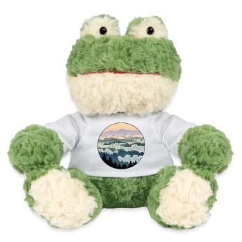 Landscape, Fog Waves, Forest - MiniFeet® Frog Torge - white - Front