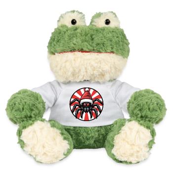 Araignée de Noël avec un chapeau de Père Noël - Grenouille Torge MiniFeet® - blanc - Devant