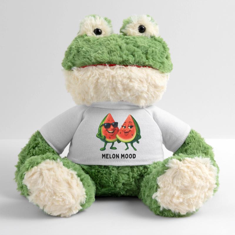 Humeur du melon : Duo pastèques heureux Grenouille Torge MiniFeet®