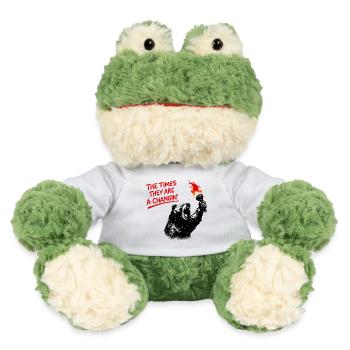 Wandelnder Bär mit Feuerfackel - MiniFeet® Frosch Torge - Weiß - Vorne