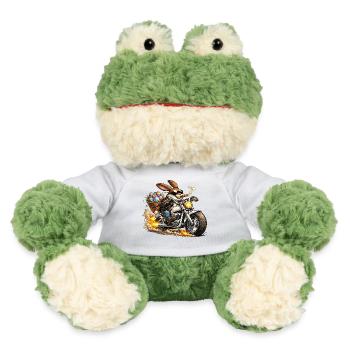 Lapin de Pâques à moto - Grenouille Torge MiniFeet® - blanc - Devant