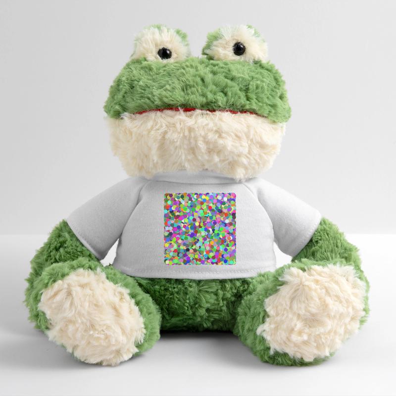 Bunte Konfetti-Kreise MiniFeet® Frosch Torge