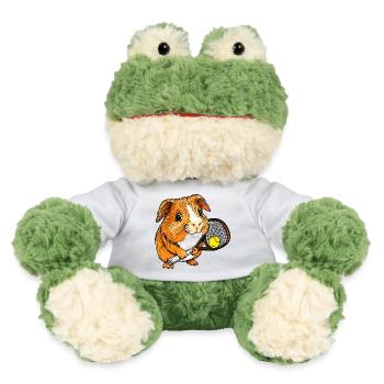 Tennisspieler Meerschweinchen - MiniFeet® Frosch Torge - Weiß - Vorne