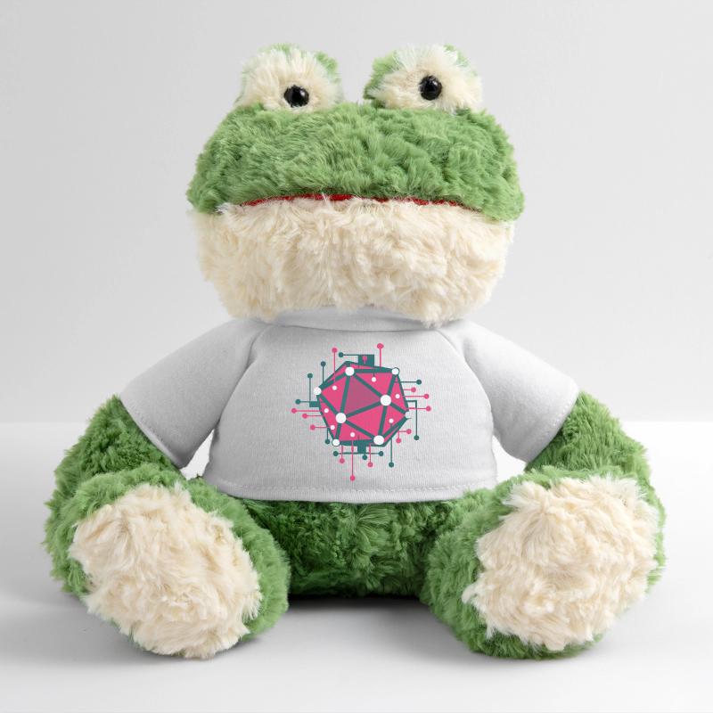 Techno pink geometric network MiniFeet® Frog Torge
