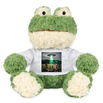 Lustiges Katzen Selfie St Patricks Day - MiniFeet® Frosch Torge - Weiß - Vorne