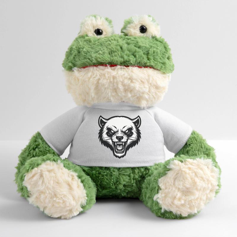 Fierce Wild Glutton Wolverine Mascot Logo MiniFeet® Frog Torge