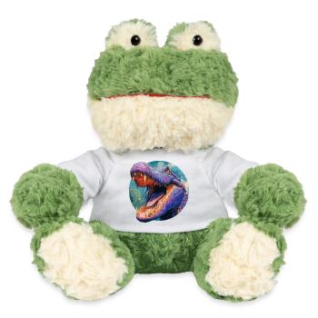 Colorful Dinosaur Design - MiniFeet® Frog Torge - white - Front