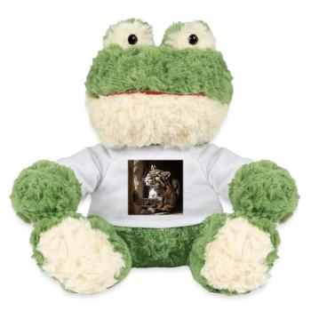 Clouded leopards in the sunlight Elegant wildcats - MiniFeet® Frog Torge - white - Front