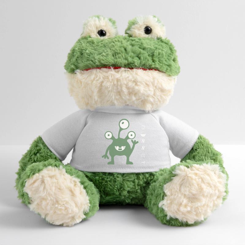 Three-Eyed Green Alien Buddy MiniFeet® Frog Torge