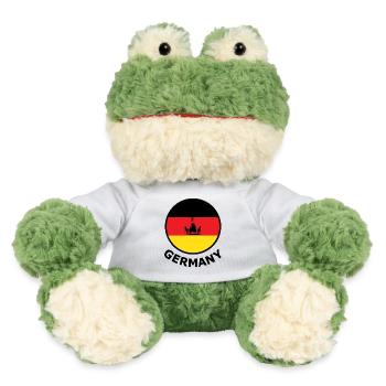Kaiserliche Deutschland Wagenflagge Halbkreis - MiniFeet® Frosch Torge - Weiß - Vorne
