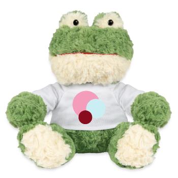 Planets in Pink Universe - MiniFeet® Frog Torge - white - Front