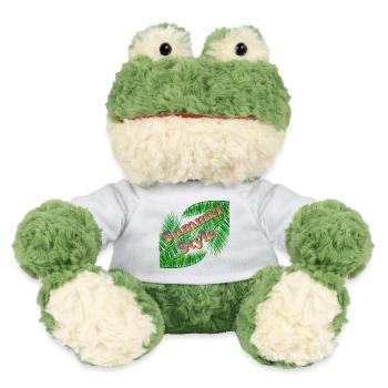 Summer Style mit Palmen - MiniFeet® Frosch Torge - Weiß - Vorne