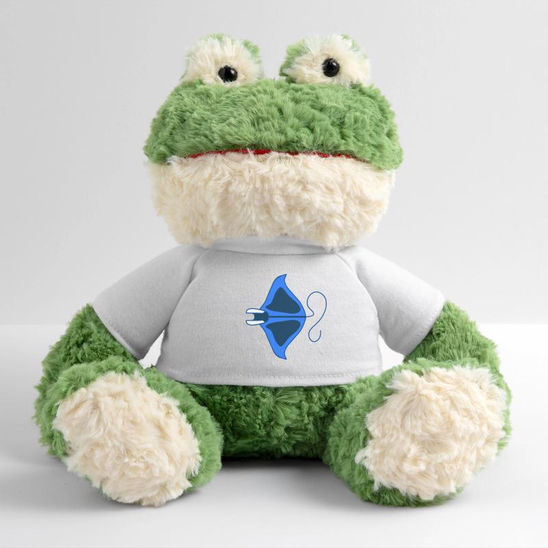 Manta Linear Blue Stylized MiniFeet® Frog Torge