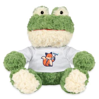 Fox Window Cleaner Cleaning Housework Forest Dweller - MiniFeet® Frog Torge - white - Front