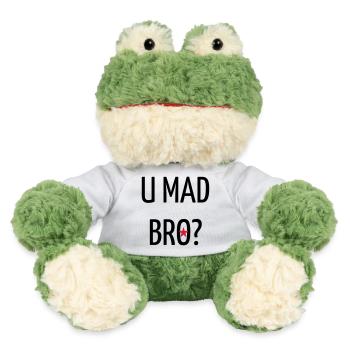 Zitat / Geek / Gaming / Videospiele / Nerd - MiniFeet® Frosch Torge - Weiß - Vorne