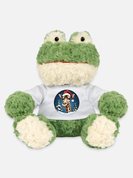 Giraffe Weihnachten - MiniFeet® Frosch Torge - Weiß