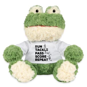 Run Tackle Pass Score Repeat - MiniFeet® Frosch Torge - Weiß - Vorne
