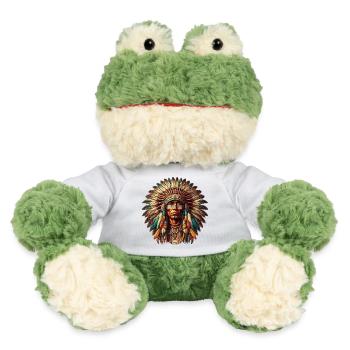 Amerikanischer Indianer Amerikaner - MiniFeet® Frosch Torge - Weiß - Vorne