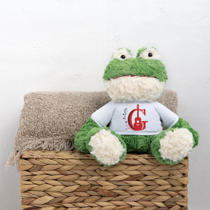 Initiale c mit  Gitarre  MiniFeet® Frosch Torge