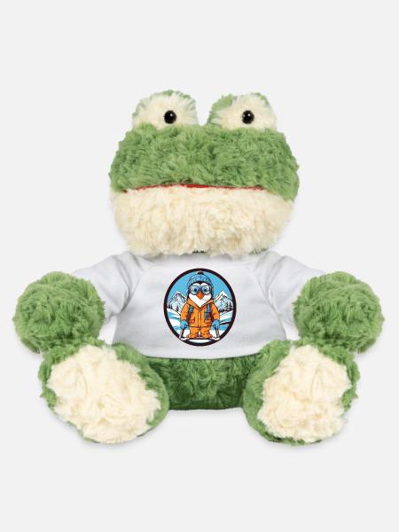 Süßer Pinguin im Wintermantel - MiniFeet® Frosch Torge - Weiß