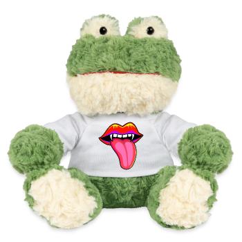 Bouche avec des dents de vampire - Grenouille Torge MiniFeet® - blanc - Devant