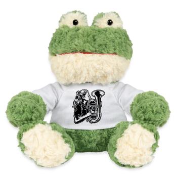 Tuba Girl - MiniFeet® Frog Torge - white - Front