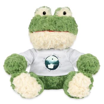 Gelassene Berg-Fluss-Landschaft T-Shirt - MiniFeet® Frosch Torge - Weiß - Vorne