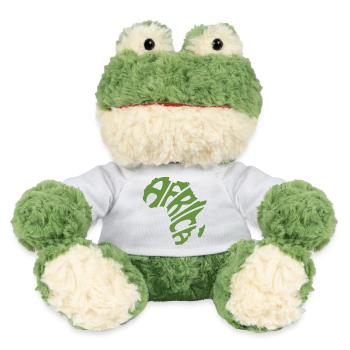 Afrika Karte Word Art - MiniFeet® Frosch Torge - Weiß - Vorne