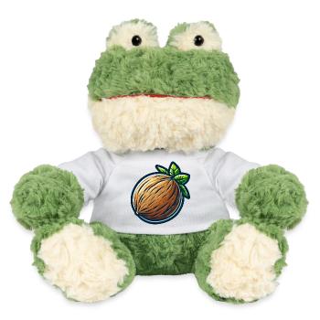 Tropische Nuss gezogen - MiniFeet® Frosch Torge - Weiß - Vorne