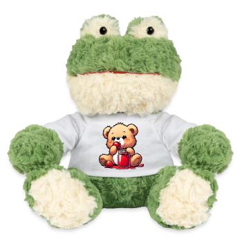 Bärchen Teddybär Bär - MiniFeet® Frosch Torge - Weiß - Vorne