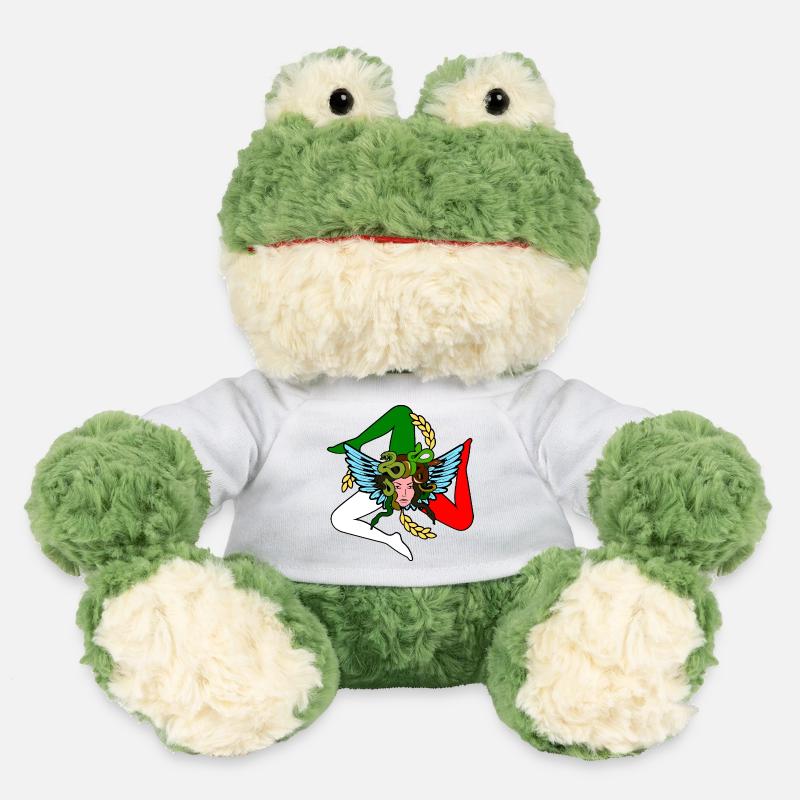 Trinacria de Sicile - Grenouille Torge MiniFeet® - blanc